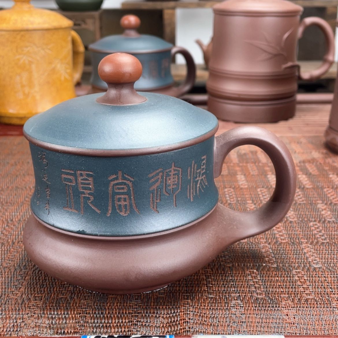 【闪购商品】紫砂茶杯宜兴原矿紫砂盖杯微瑕