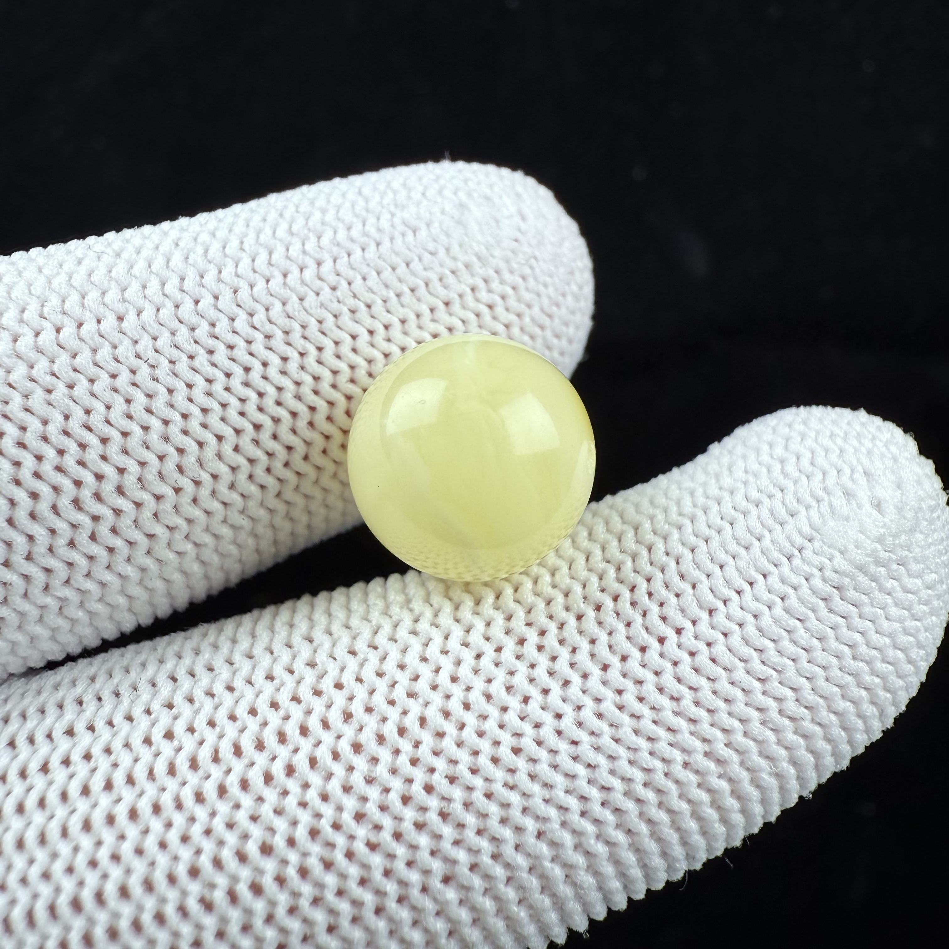 A5680天然原矿俄料蜜蜡单珠11.8mm支持鉴定假一罚十