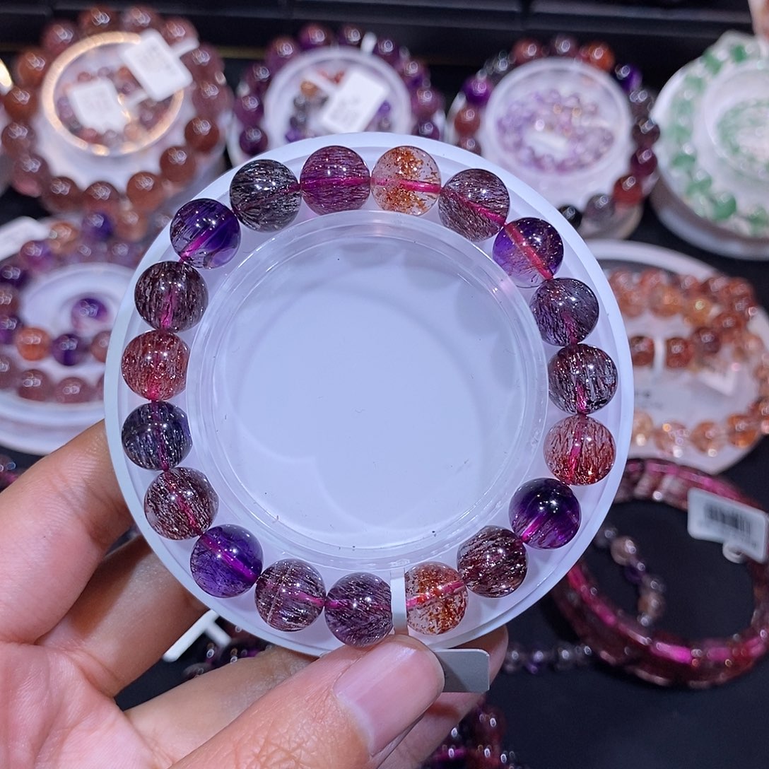 水晶手链未镶嵌10.2mm左右