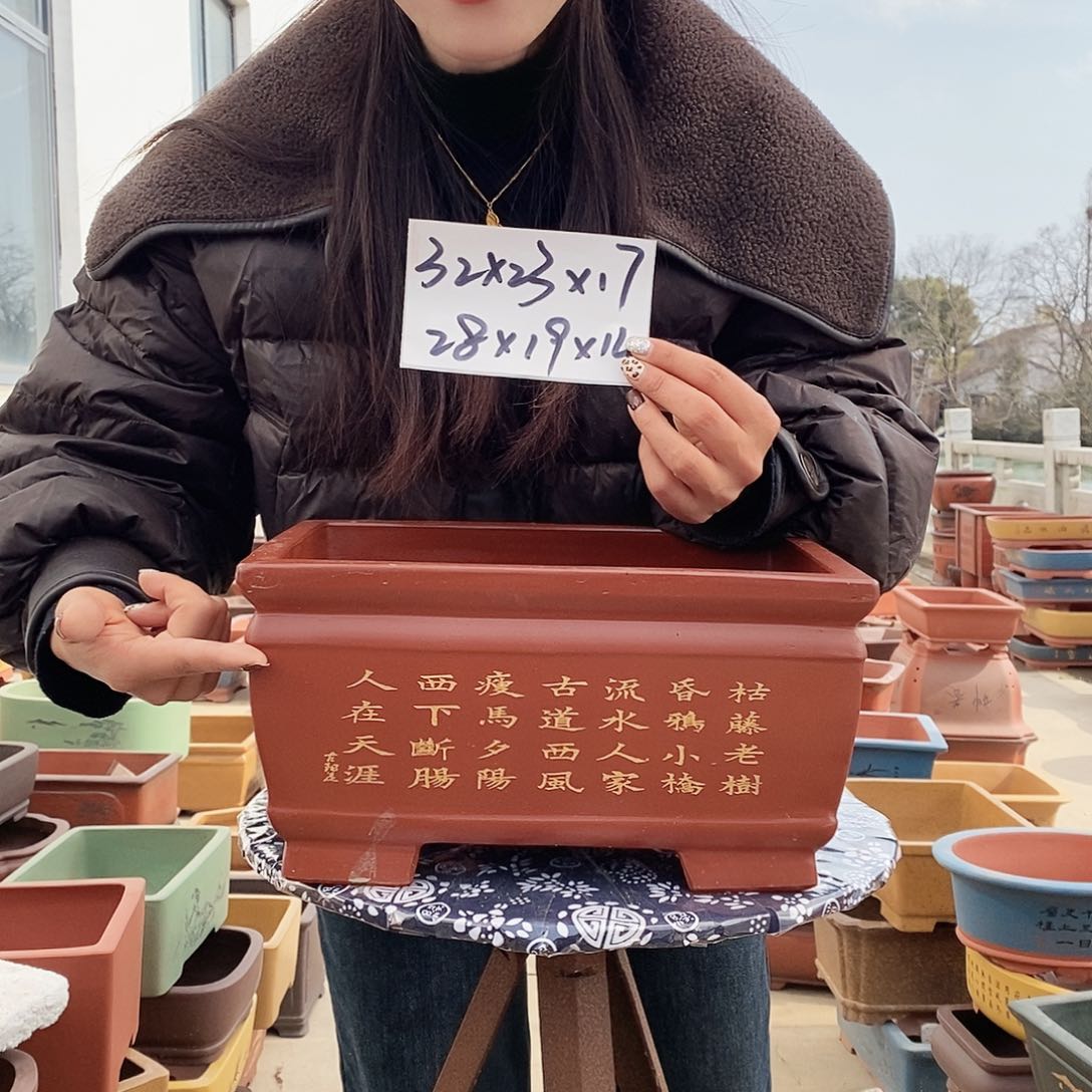 紫砂花盆紫砂花盆