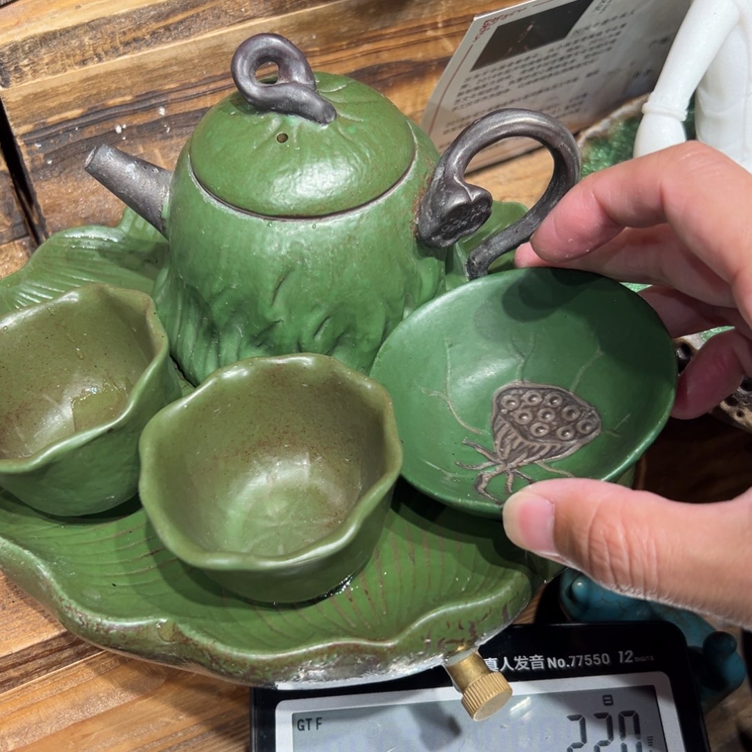 复古风格老陶泥系列茶盘茶具