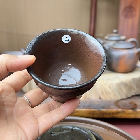 戬谷龙窑柴烧茶杯