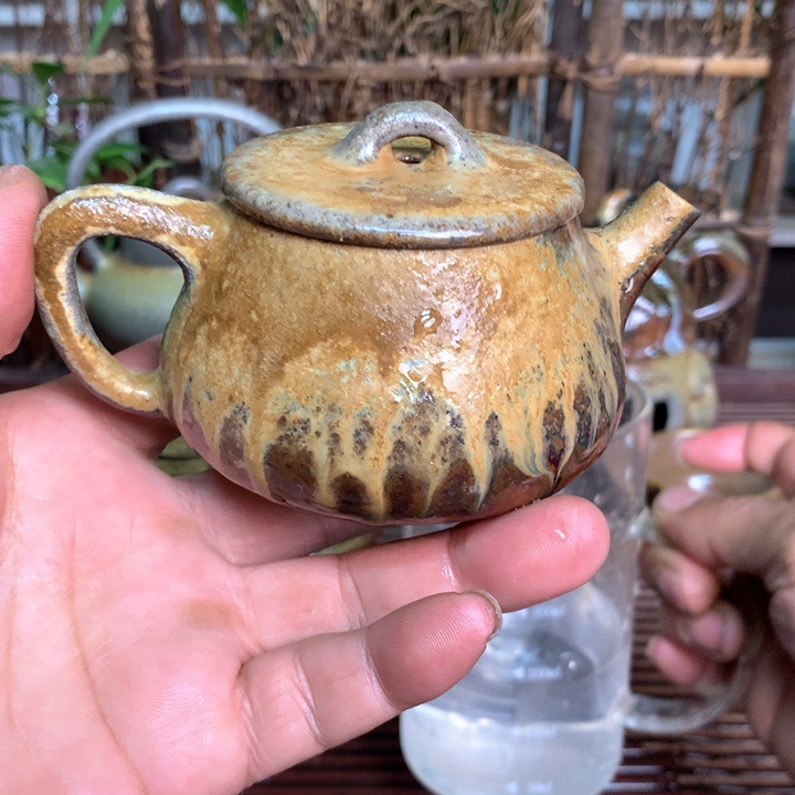 紫砂茶壶纯自然高温裸柴烧