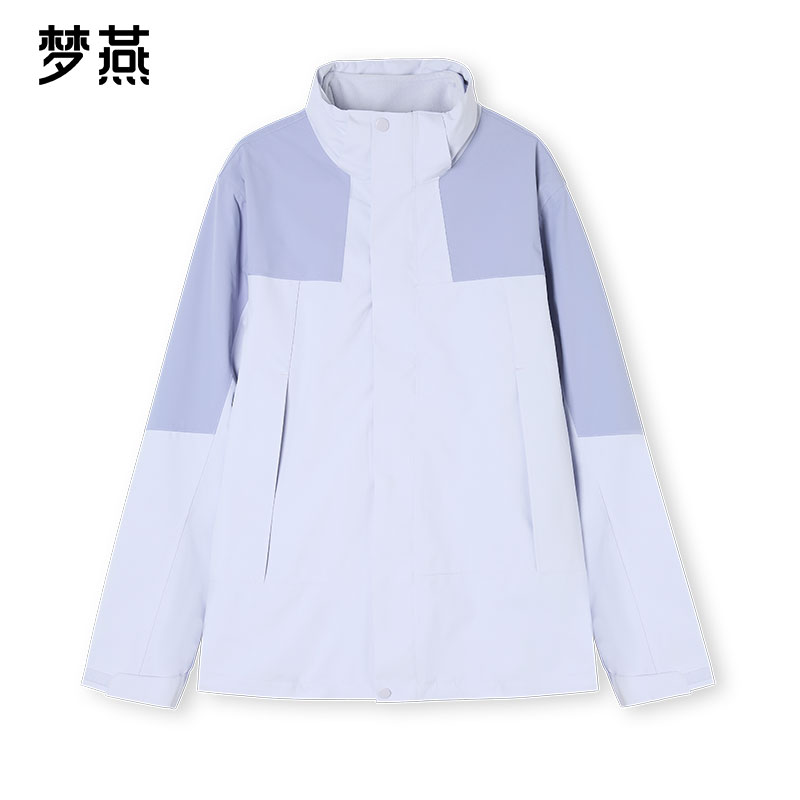 梦燕秋冬女百搭宽松休闲舒适户外冲锋衣系列三合一外套CY03B4007