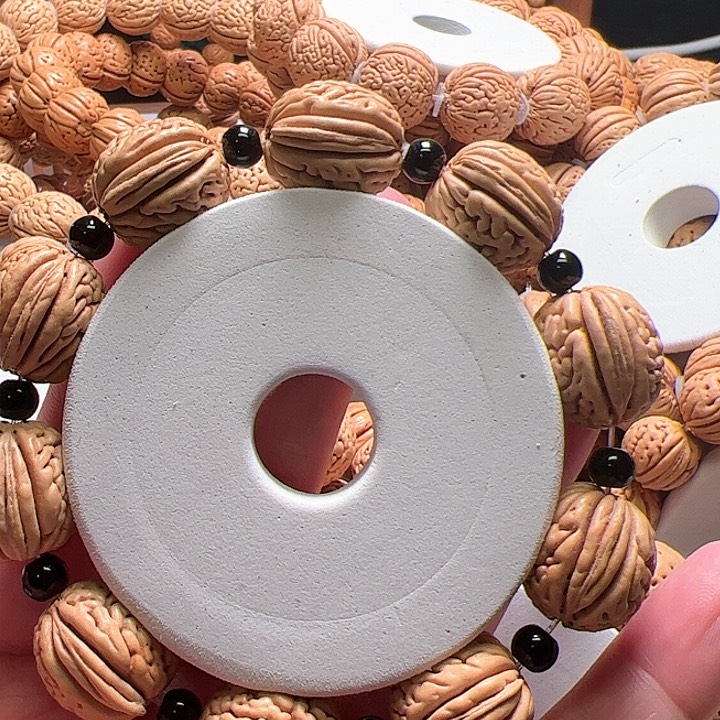 桃核手串麒麟纹钱袋子十全十美18+尺