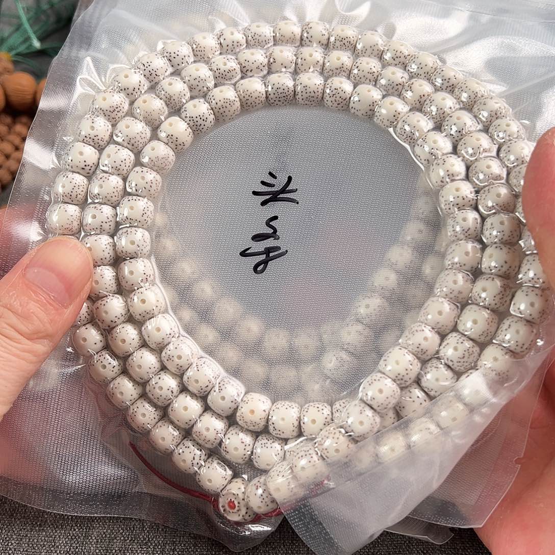 金刚菩提吊坠定制星月月留白长串10×9