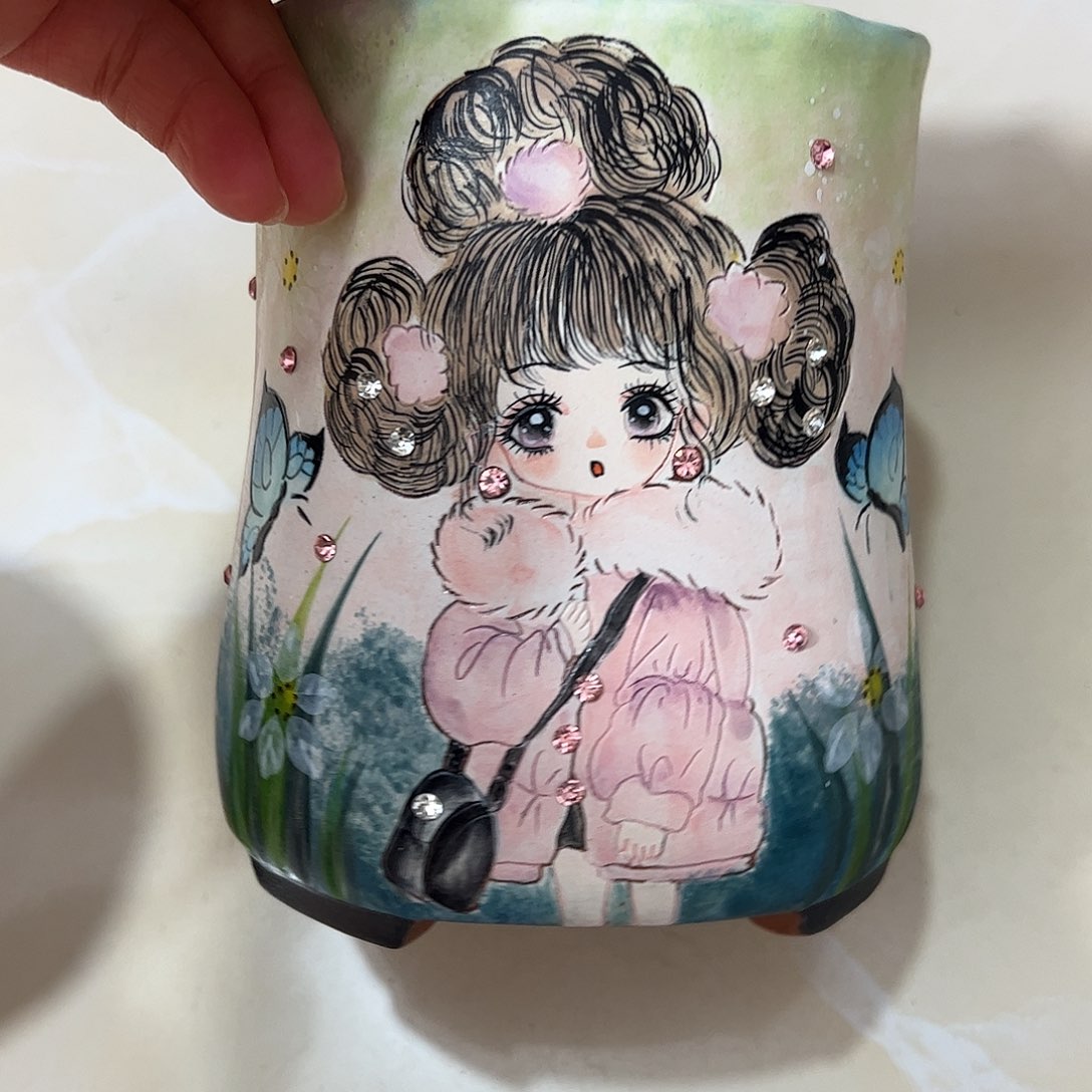 景德镇陶瓷花盆景德镇陶瓷花瓶