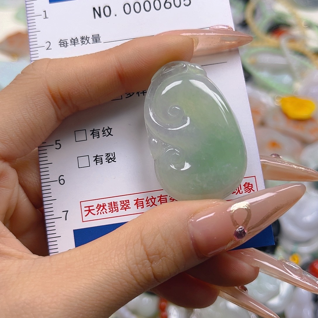 翡翠未镶嵌颈饰hhh