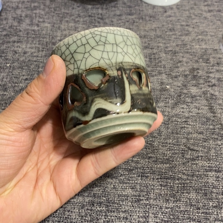 紫砂茶杯非常漂亮好看的花瓶