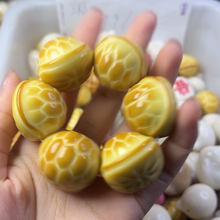 吊坠菩提根/象牙果微瑕大卡富甲