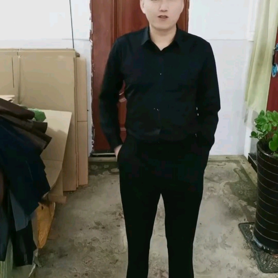 男装竹纤维弹力棉长袖衬衫