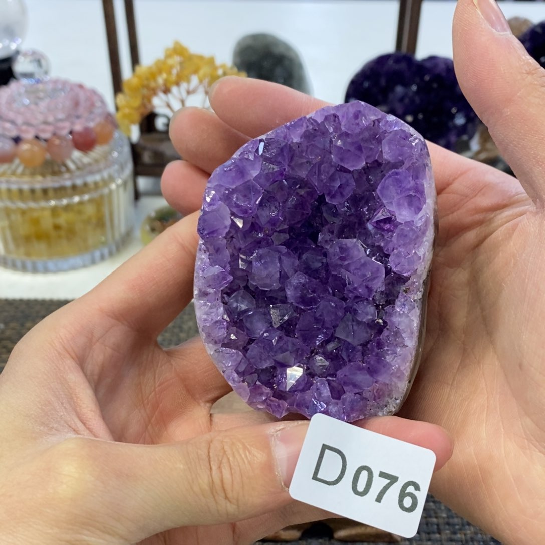 紫晶摆件摆件未镶嵌