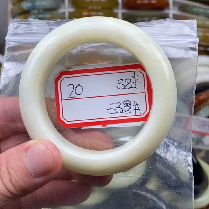 合金蛇纹石玉手链