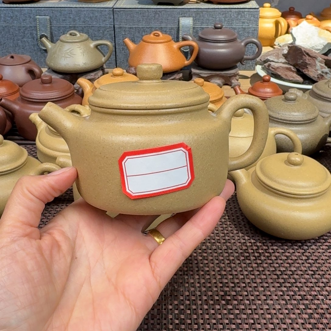 本山绿泥茶壶梨皮235毫升特价