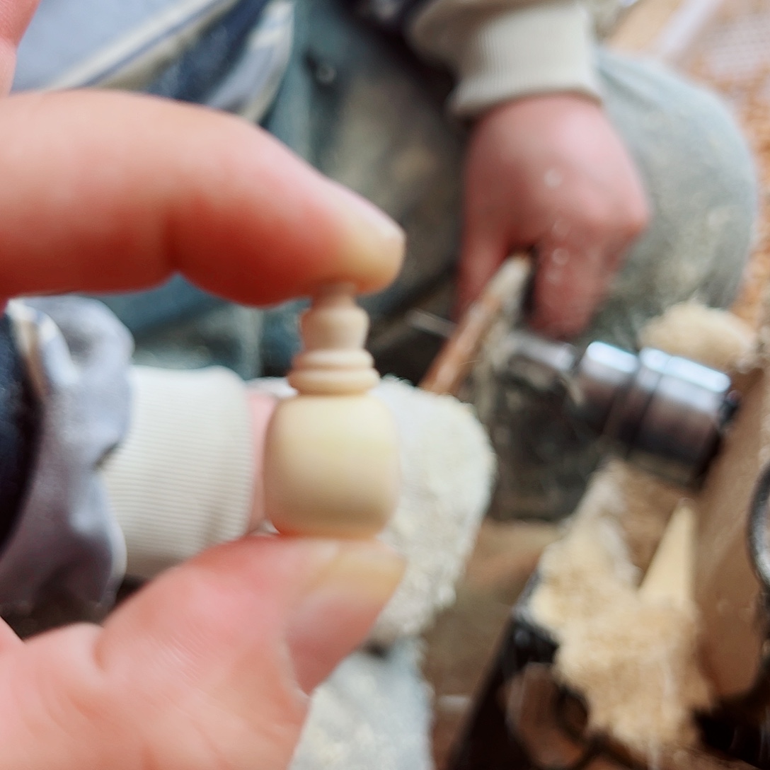 香榧木六道木三通佛塔一套