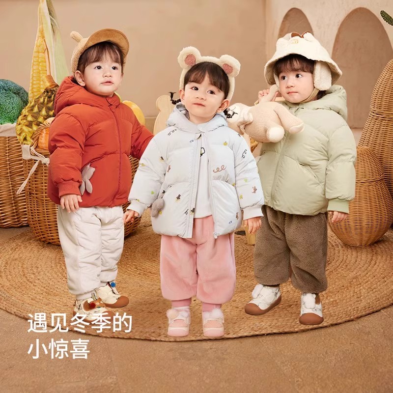 （白鹅绒）品牌折扣婴儿羽绒服外套秋冬季儿童加厚洋气外穿