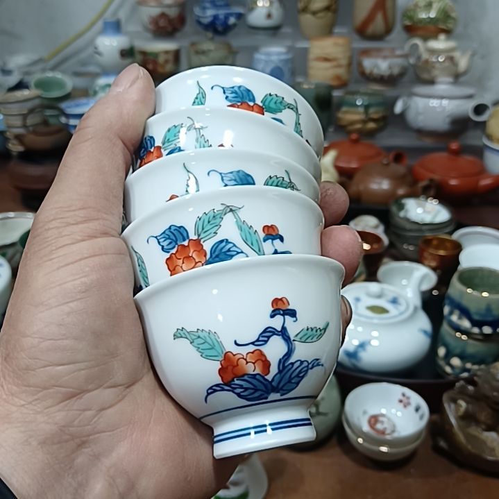 瓷片茶杯茶壶茶碗汤吞碟