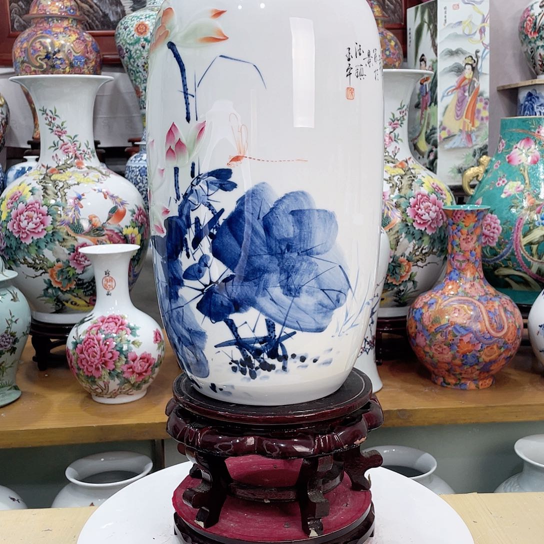 竹***青陶摆件景德镇的陶瓷