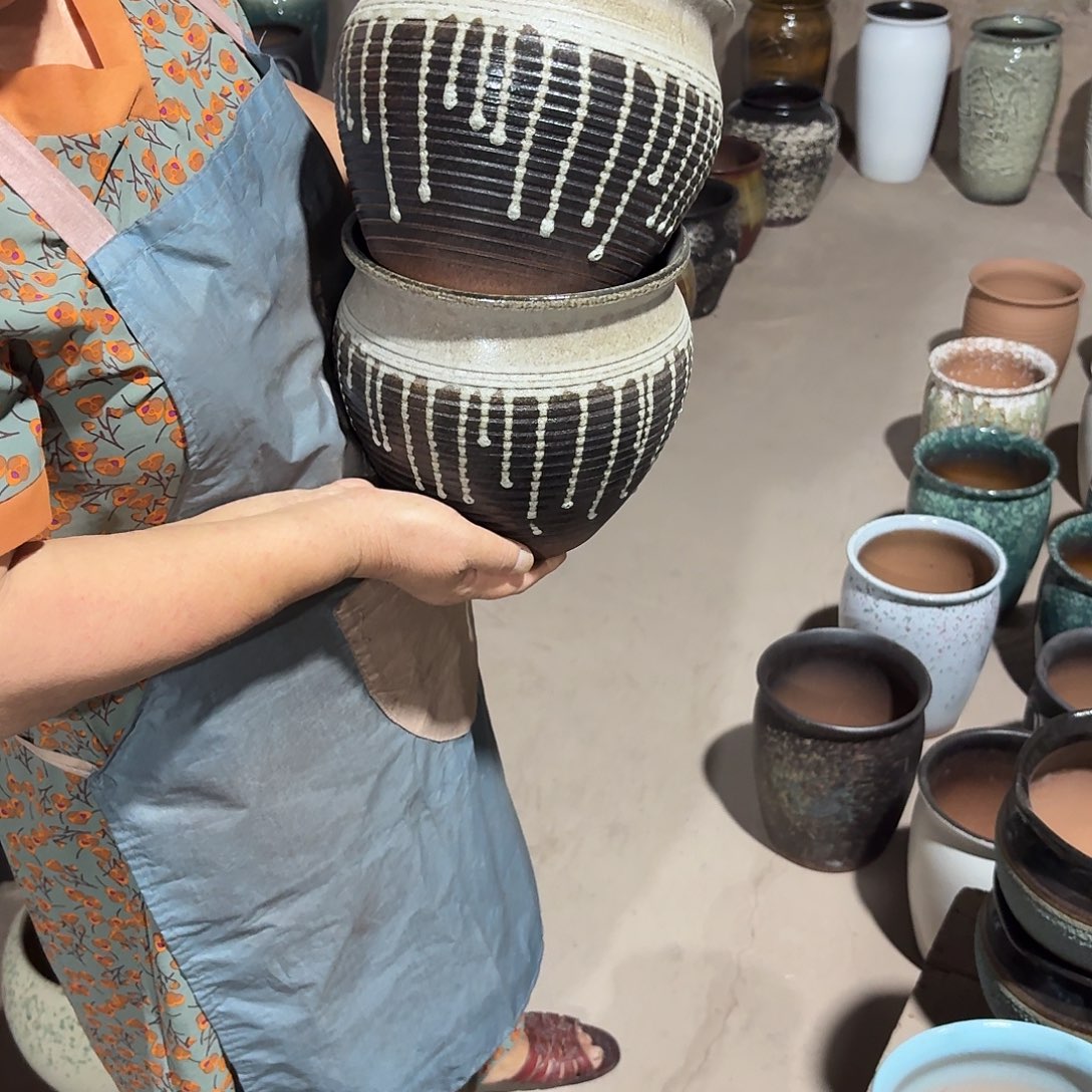 紫砂花盆口20高18