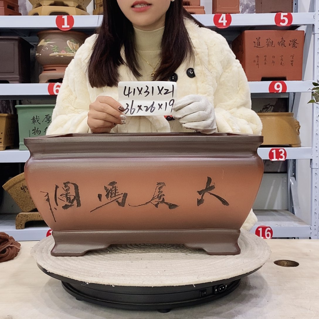 紫砂花盆紫砂花盆