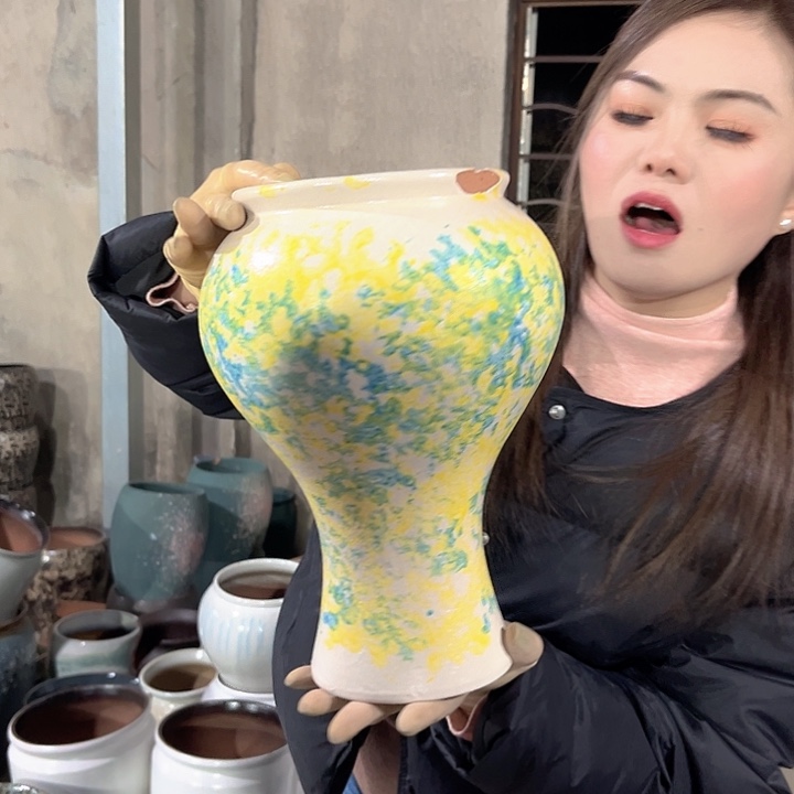 瑕疵zzzzzzzzz花盆口16高29