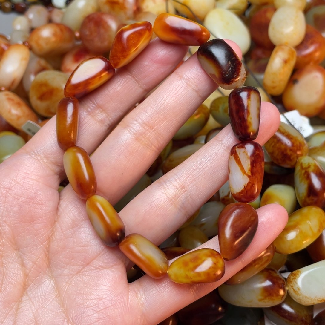 和田玉手链未镶嵌