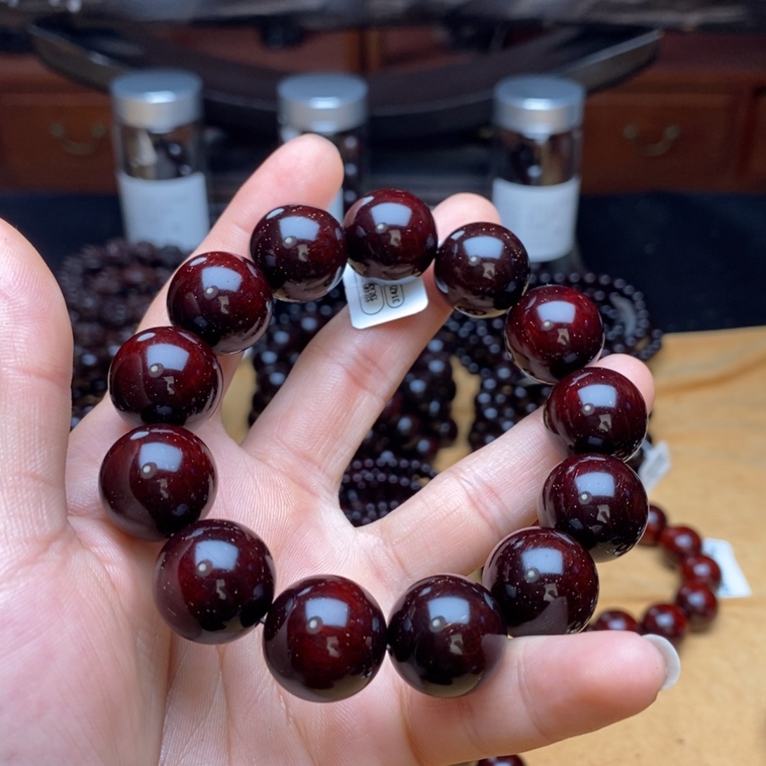 手串/手链小叶紫檀思***角18