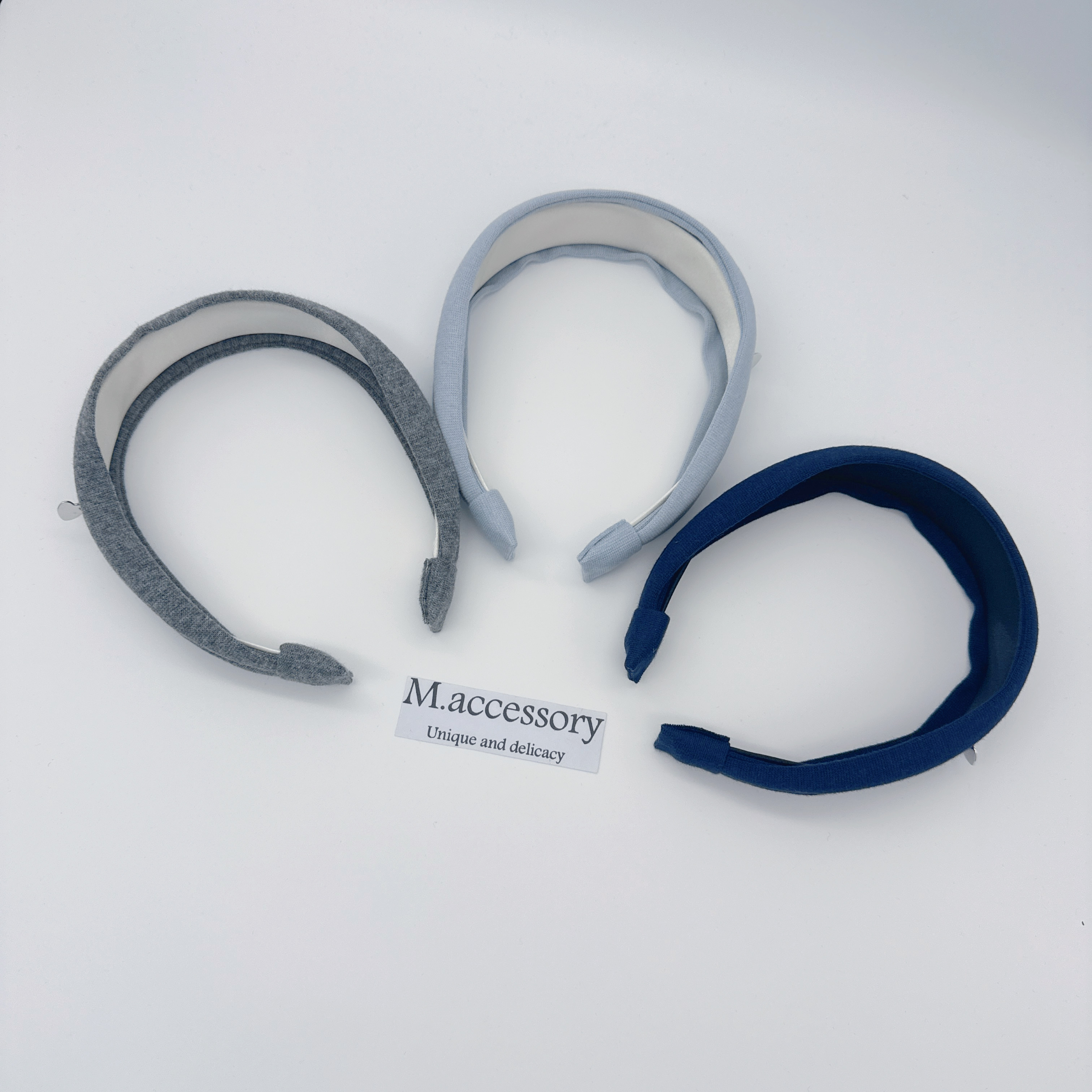 Mi33 针织布艺小爱心加宽发箍发卡 F01058F26