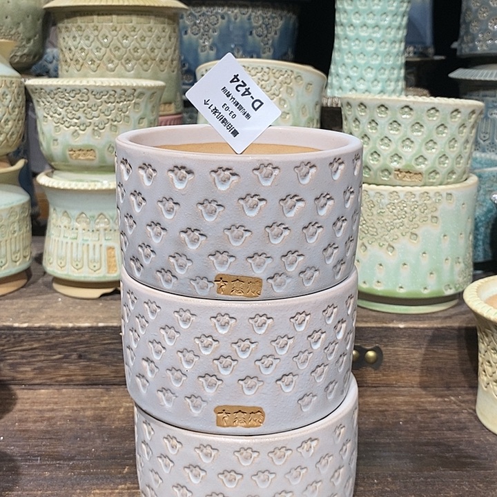 七里烧花盆3-3-424口径9