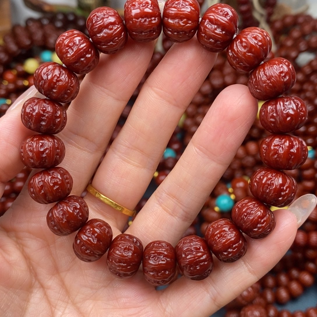 手串猴头核桃毕业八棱