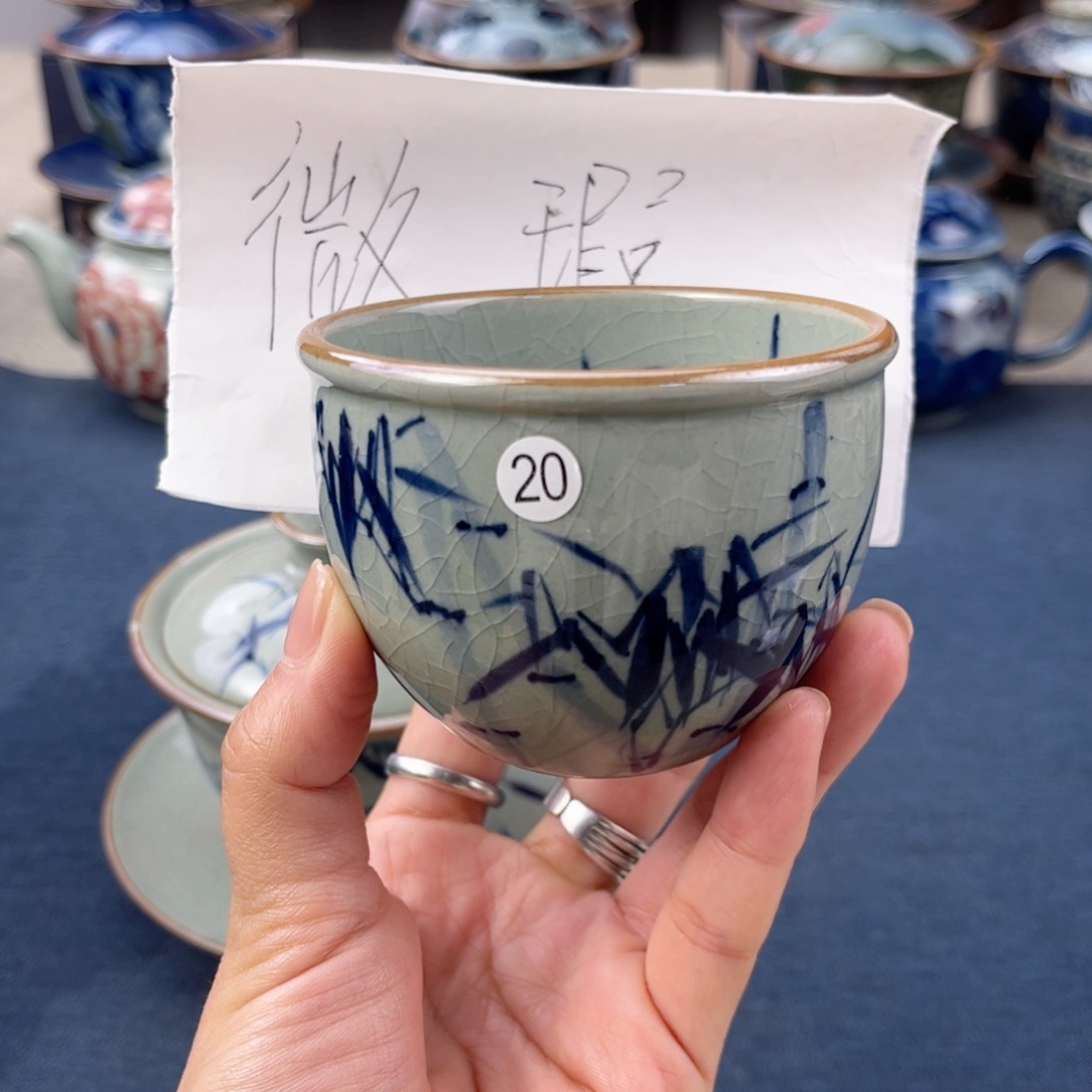 杯景德镇手绘手工茶具