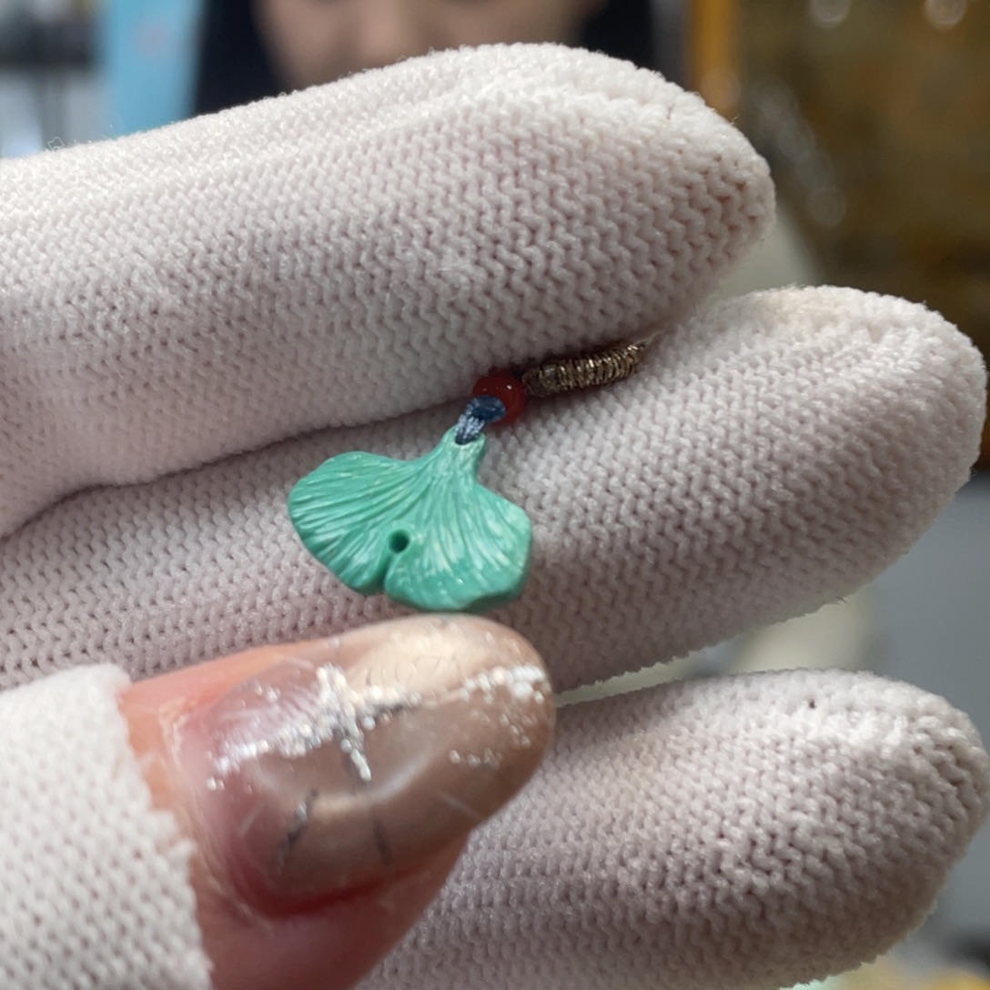 绿松石未镶嵌挂件