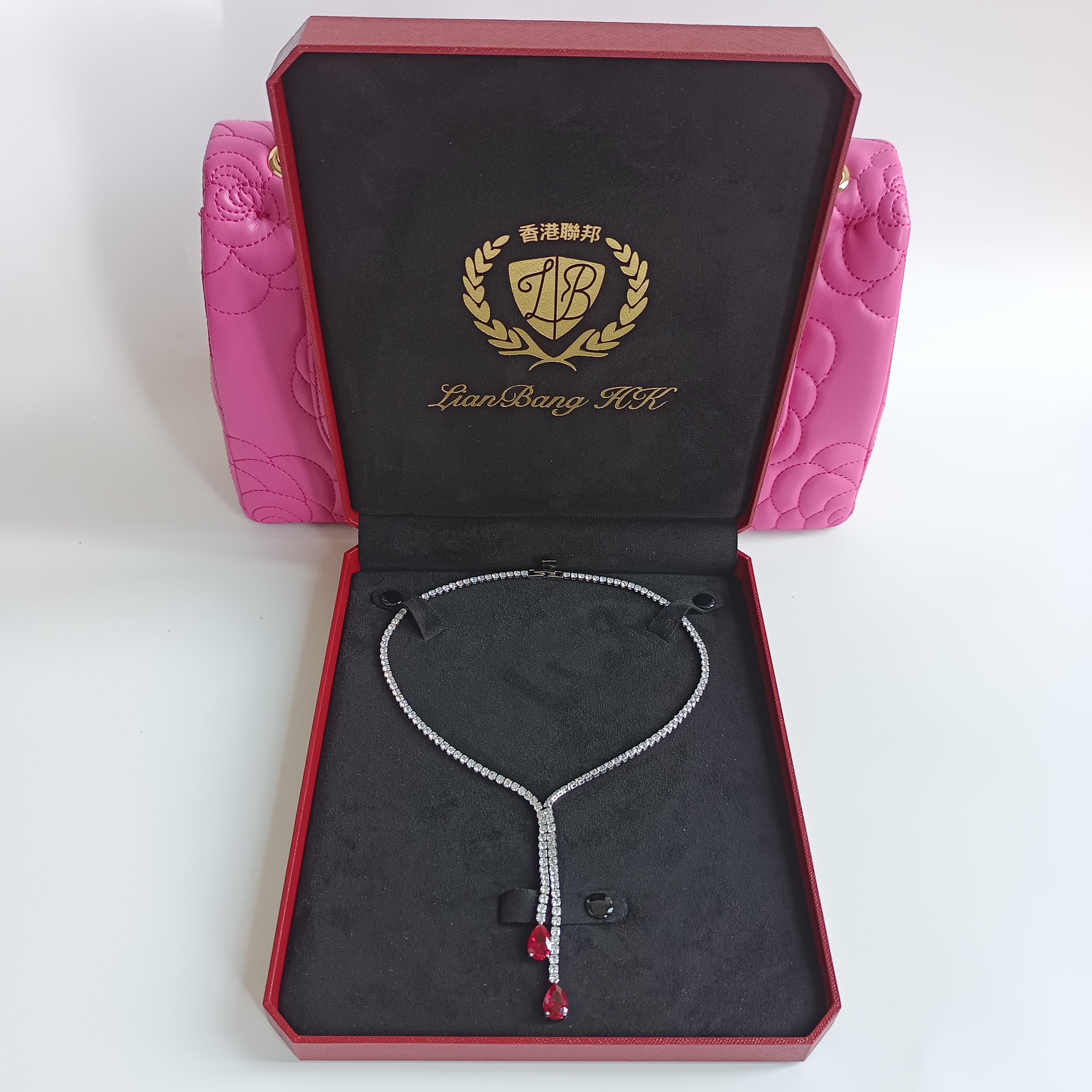 2922项链--红--精工红项链赠礼盒