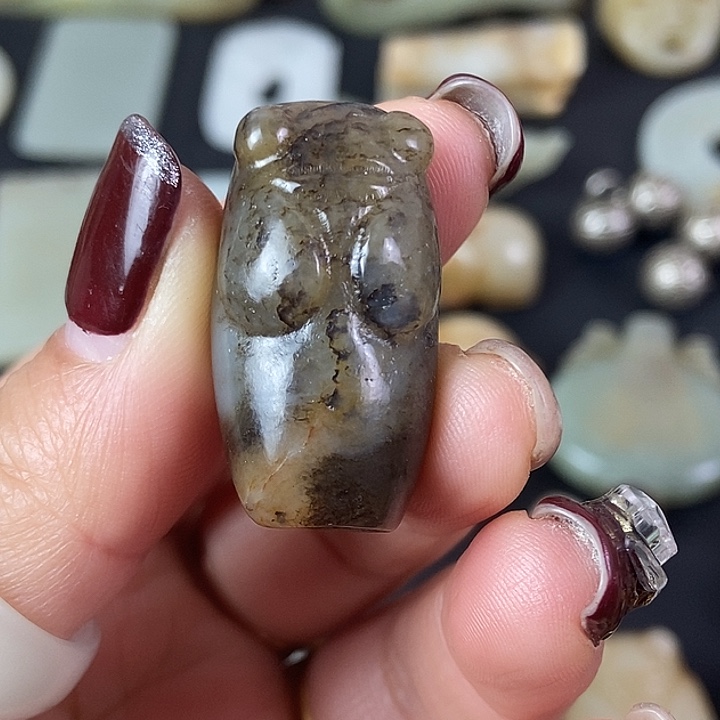 和田玉（糖玉）挂件未镶嵌