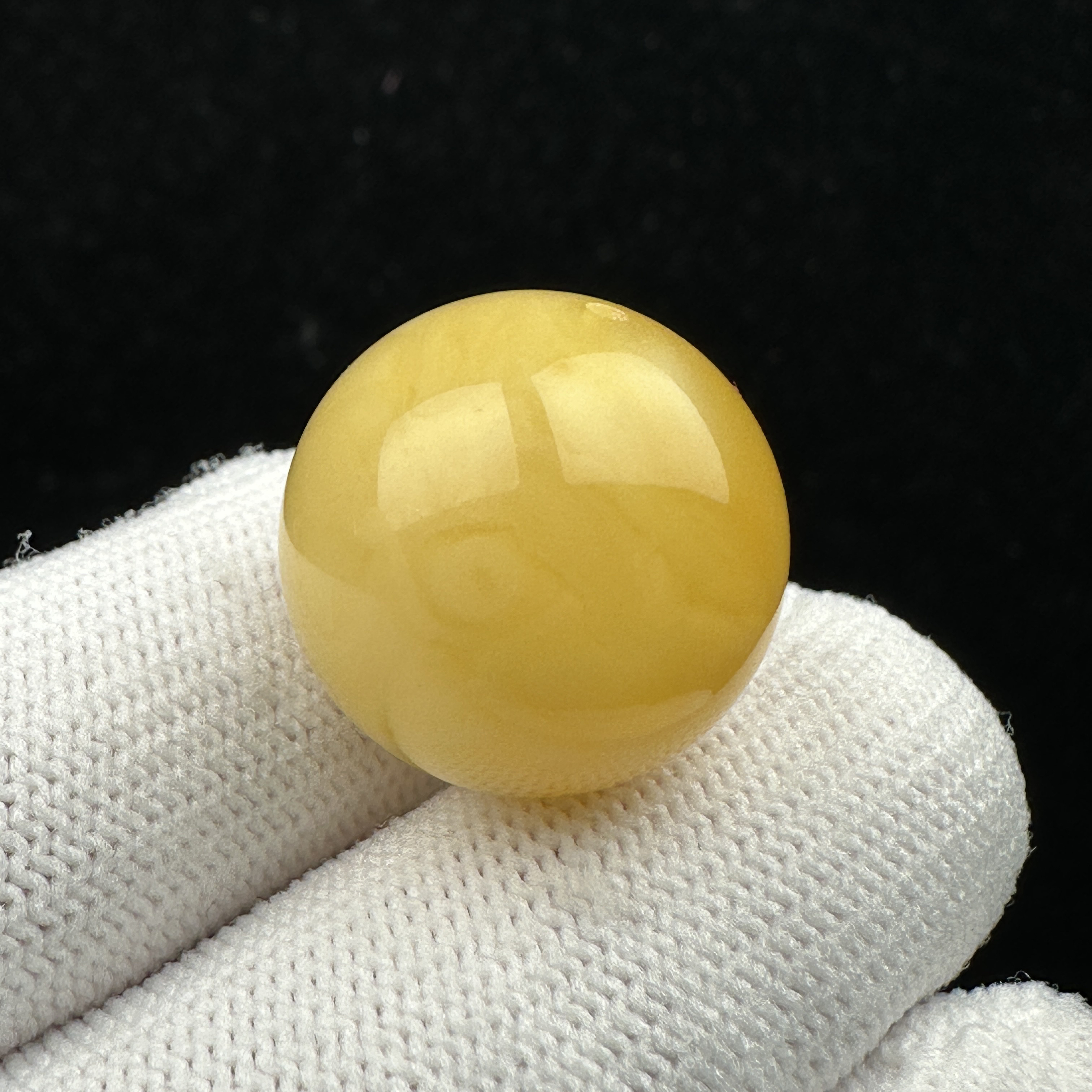 A1932天然蜜蜡圆珠19.2mm支持鉴定假一罚四