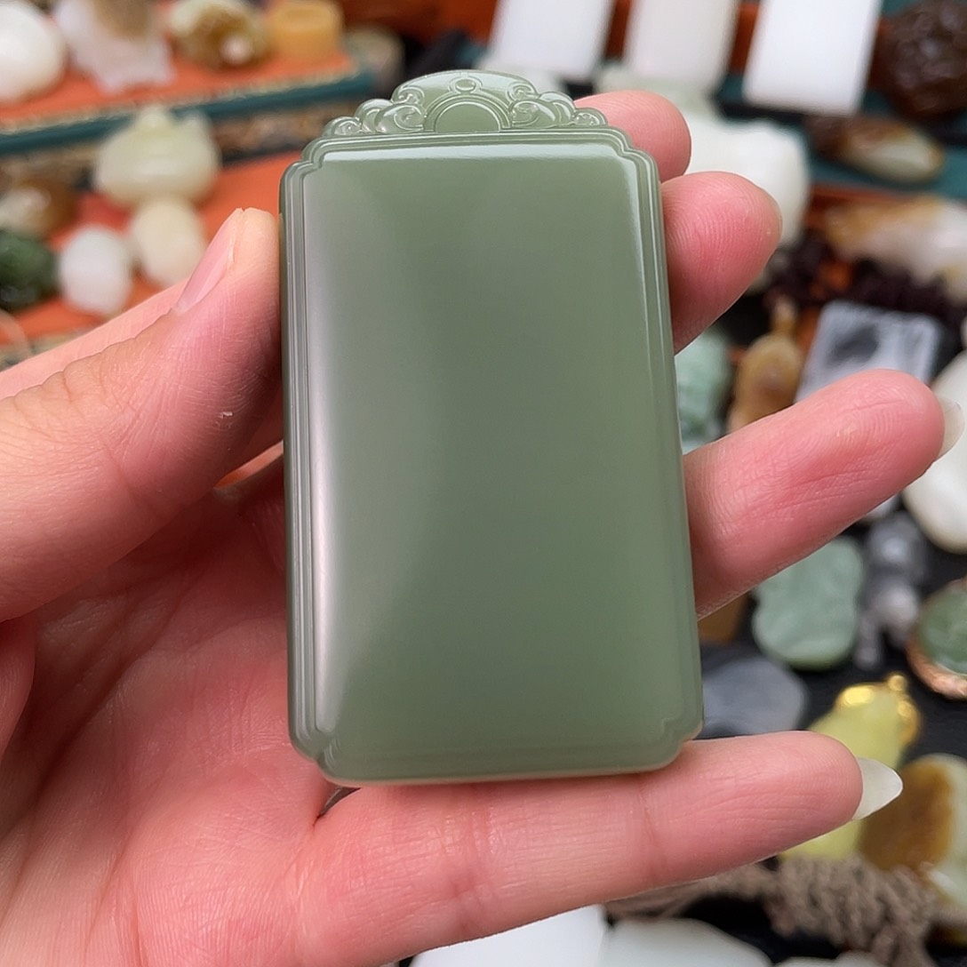 和田玉未镶嵌挂件