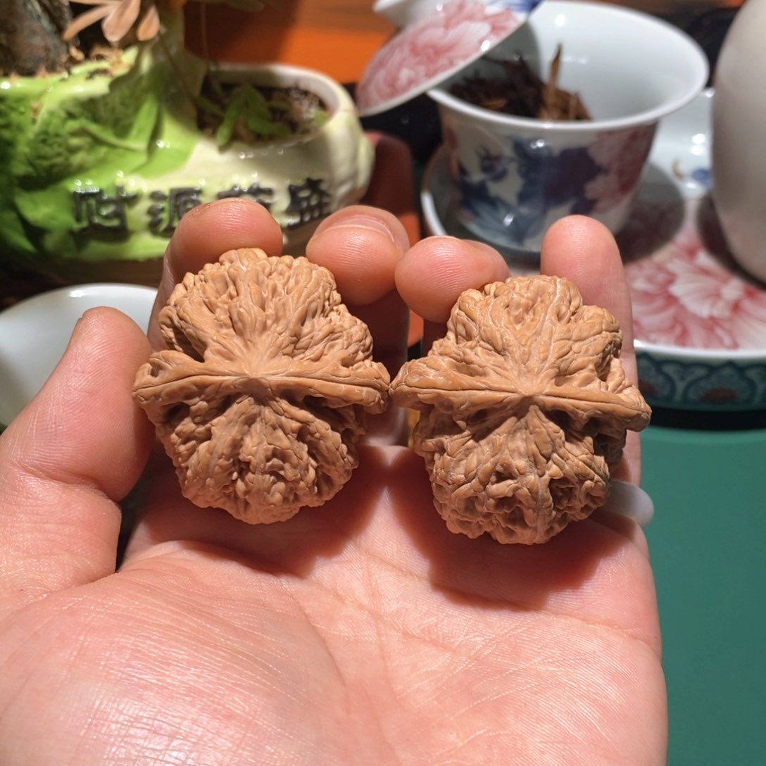 文玩核桃把件41大粗筋全品无修