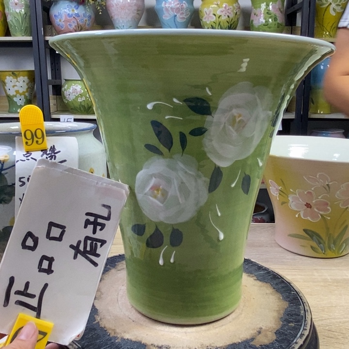 景德镇高温陶瓷花盆