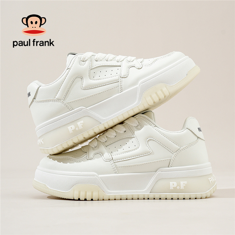 大嘴猴男鞋厚底小白鞋子男2025冬季新款百搭时尚休闲运动面包鞋男