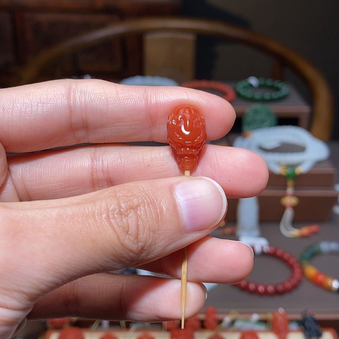 南红玛瑙手链未镶嵌