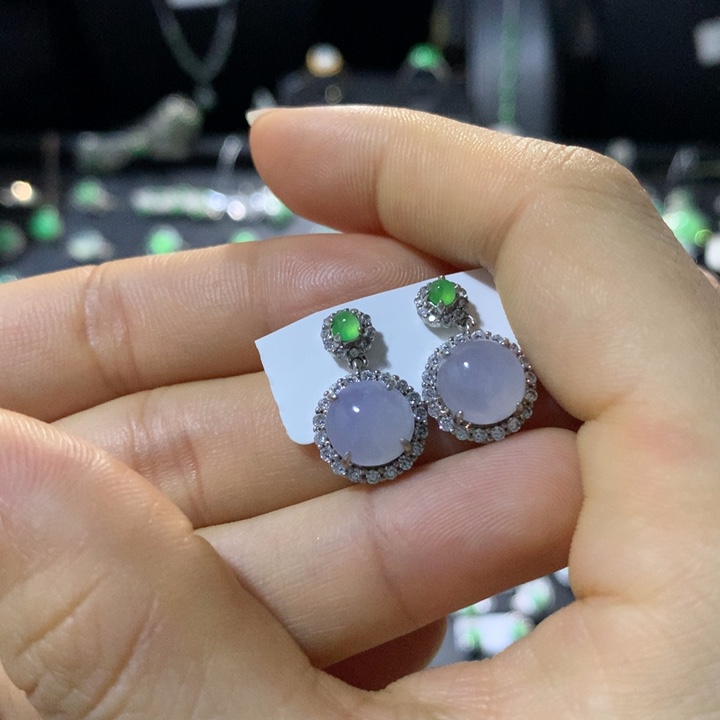 翡翠银S925镶嵌戒指