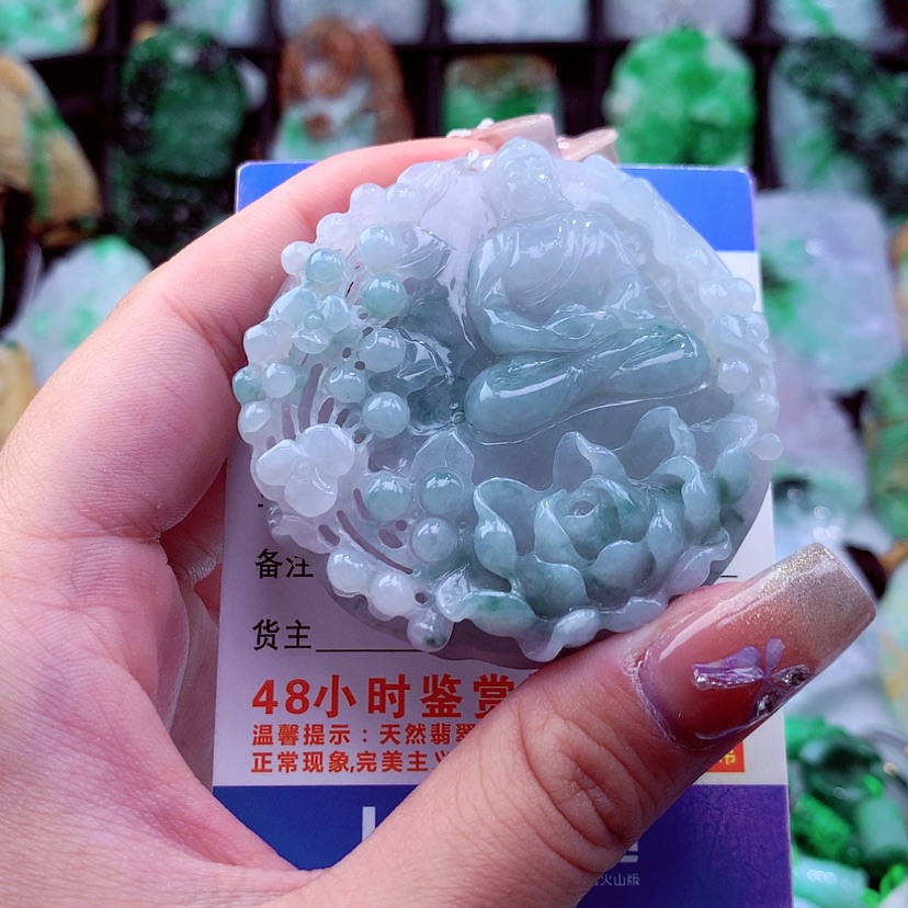 【闪购商品】翡翠颈饰未镶嵌挂件