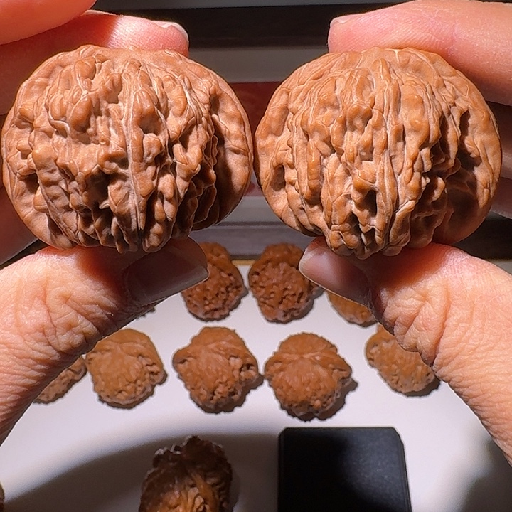 吊坠文玩核桃44全品山地原生态四座楼