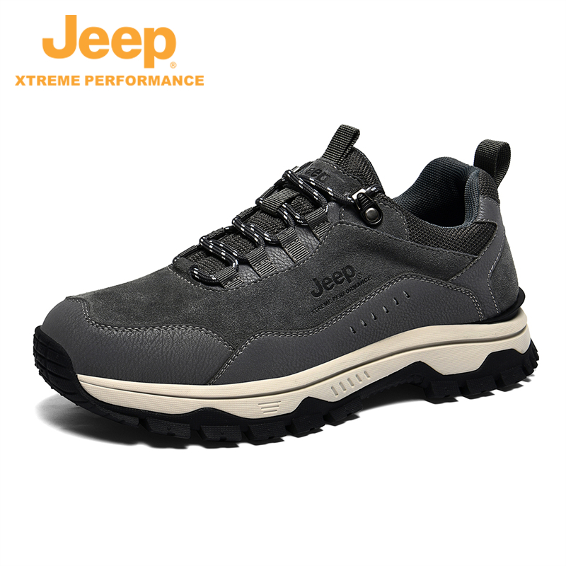 JEEP/吉普秋季新款轻便舒适休闲鞋透气户外徒步鞋防滑耐磨登山鞋 