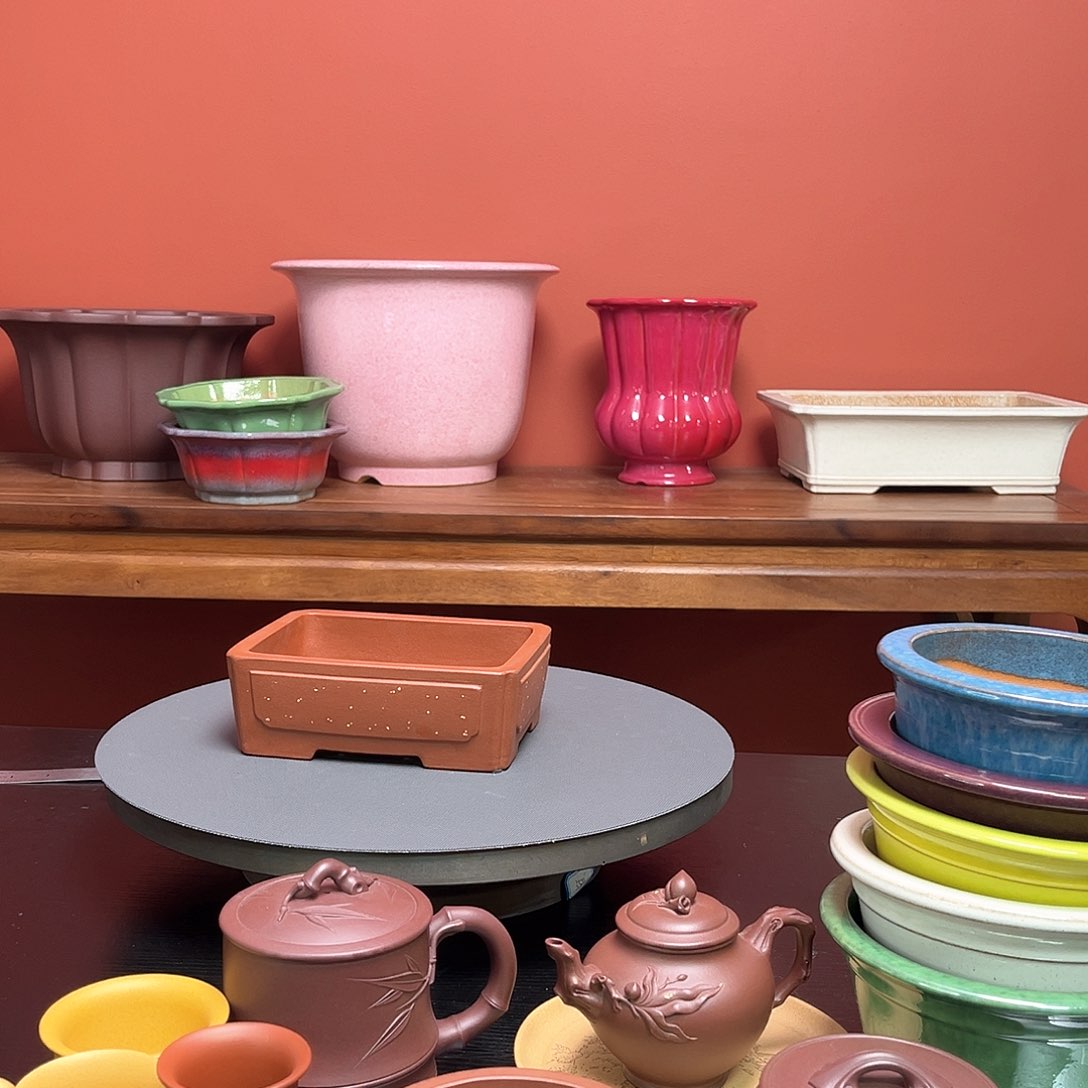 紫砂花盆智*?四方马槽