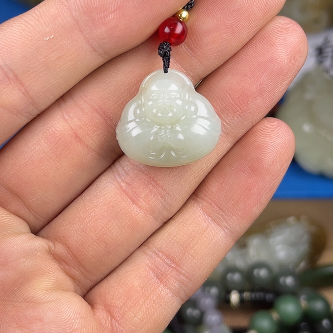 和田玉未镶嵌挂件和田玉16号