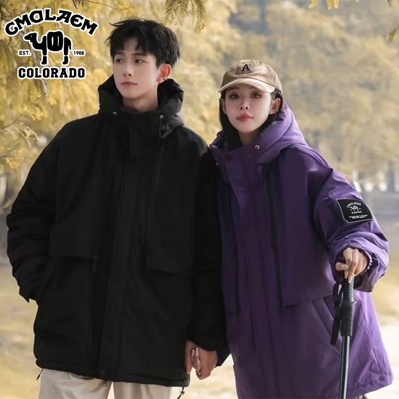 luo驼-男女同款时尚户外休闲潮流冬季羽绒服G-3653