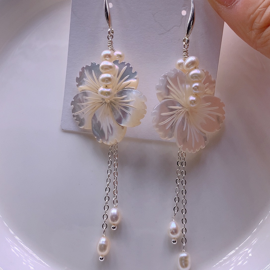 耳饰未镶嵌淡水珍珠