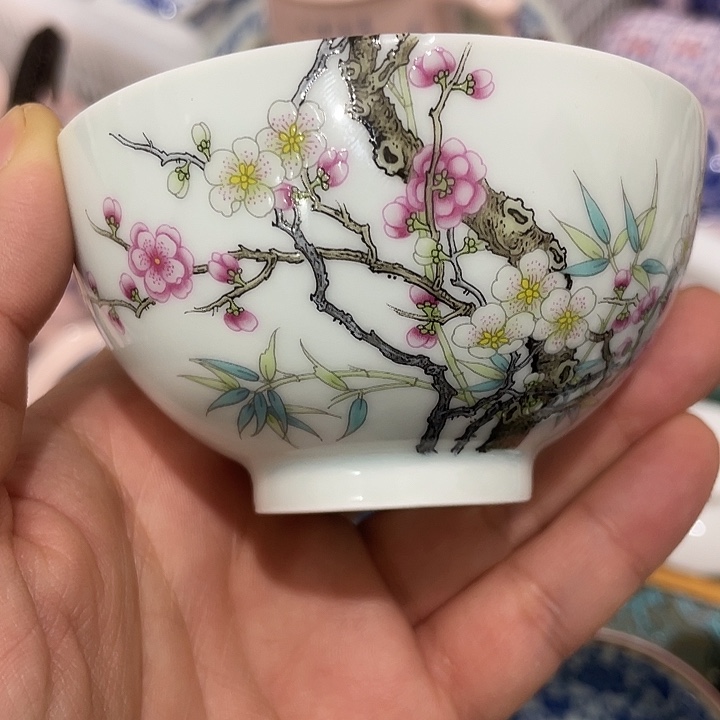 摆件陶景德镇陶瓷主人杯2344