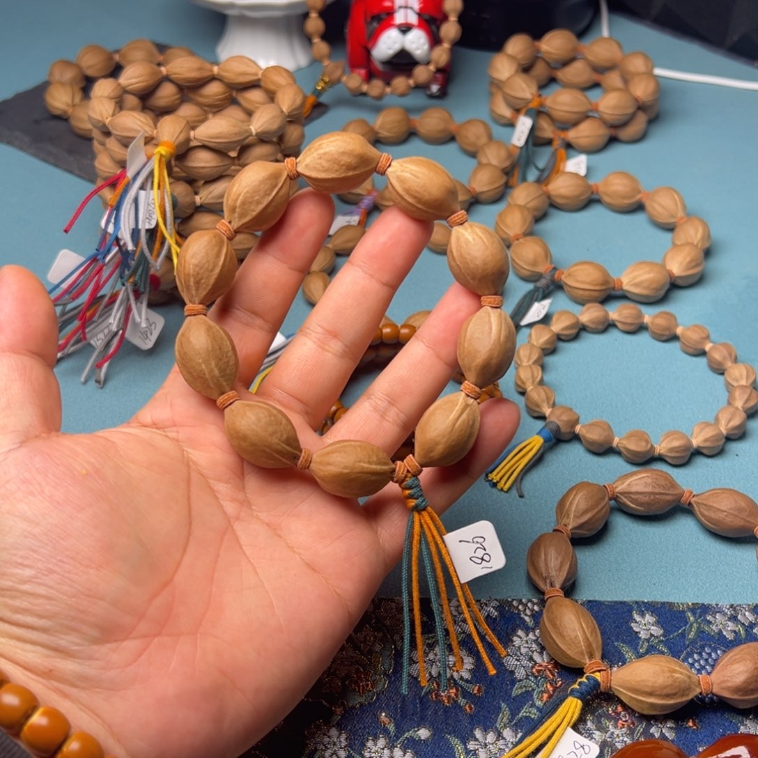 橄榄核手串/手链原生态梅林铁核18/26